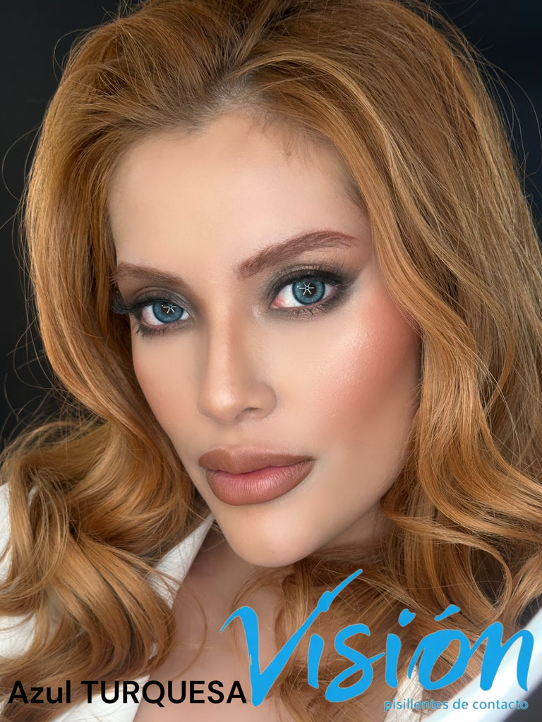 Pupilente de Color Azul Turquesa