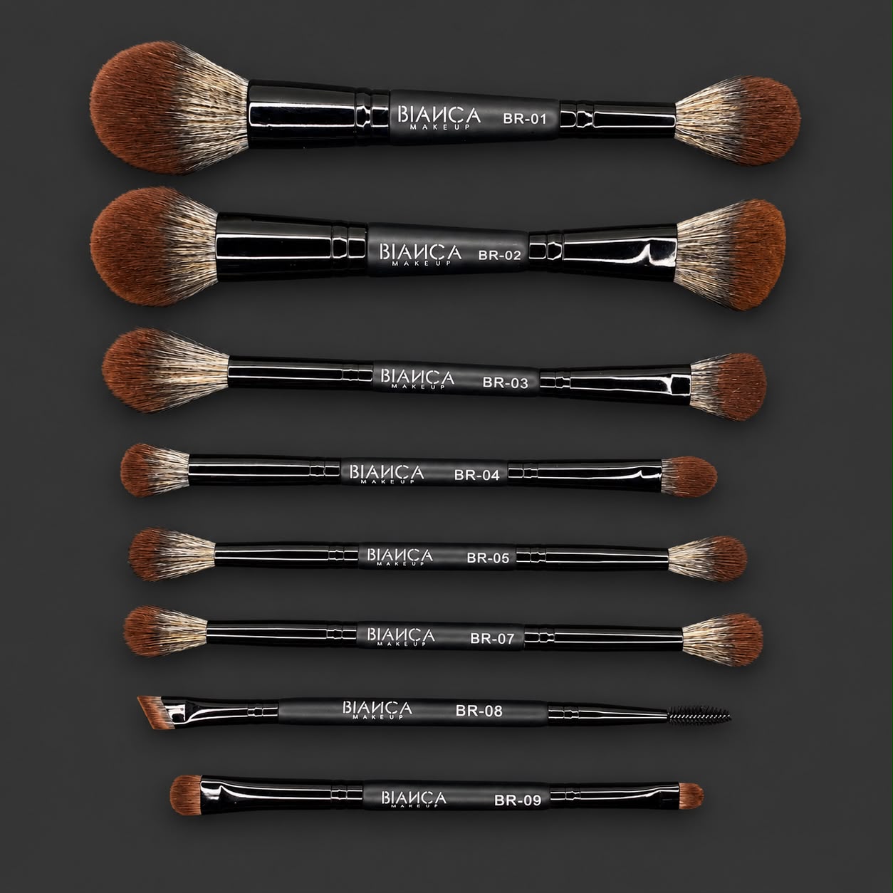 Kit Pro de Brochas Profesionales 18 Brochas en 9 pinceles PROMO ESPECIAL incluye limpiador gratis de brochas DR Makeup