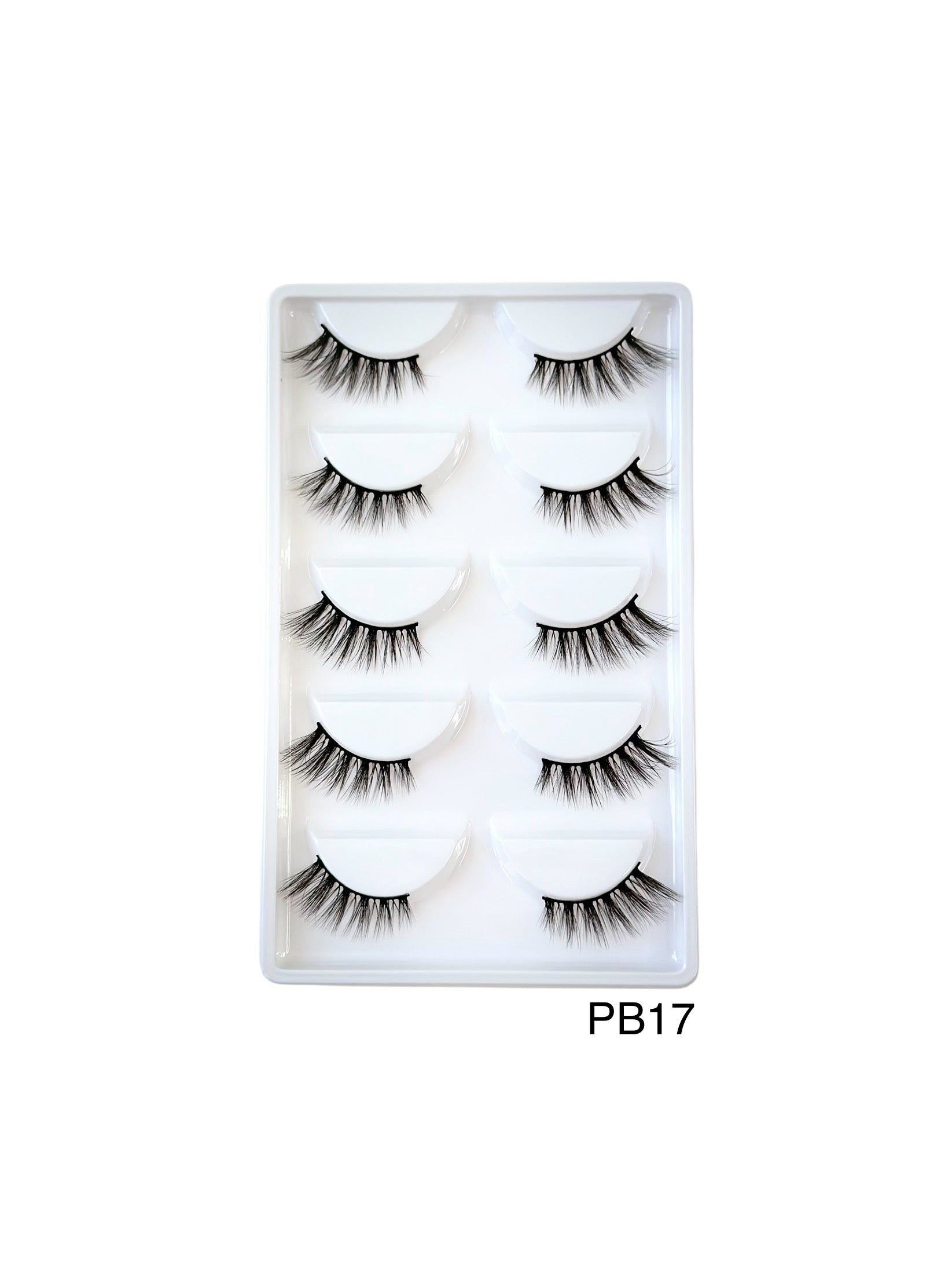 Pestañas Postizas Multipack 5 Pares - Set de Pestañas Naturales y Voluminosas 3D Veganas y Libres de Crueldad Animal