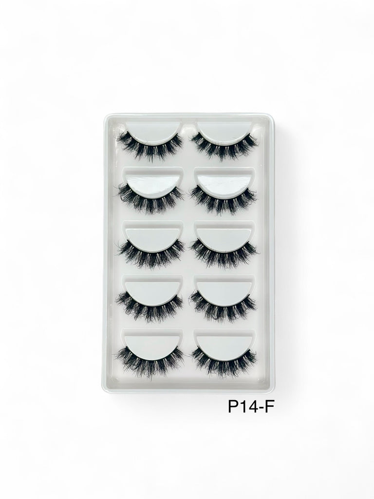 Pestañas Multipack 5 pares P-14F