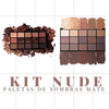 KIT 2 PALETAS DE SOMBRAS MATE NUDE