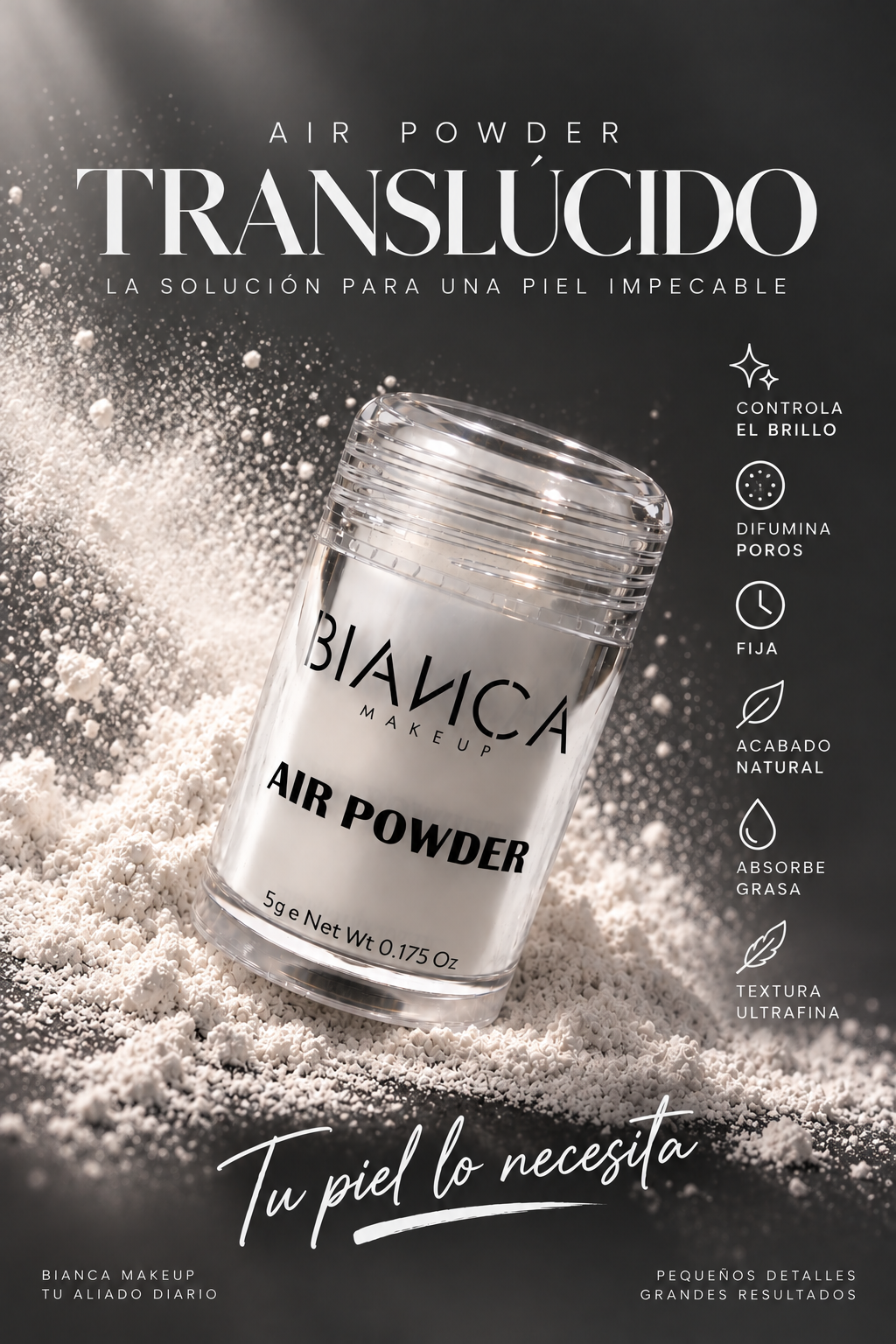 NUEVO Air Powder (Polvo traslúcido) Kit de 6 polvos