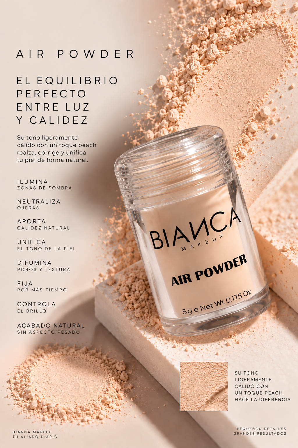 NUEVO Air Powder (Polvo traslúcido) Kit de 6 polvos