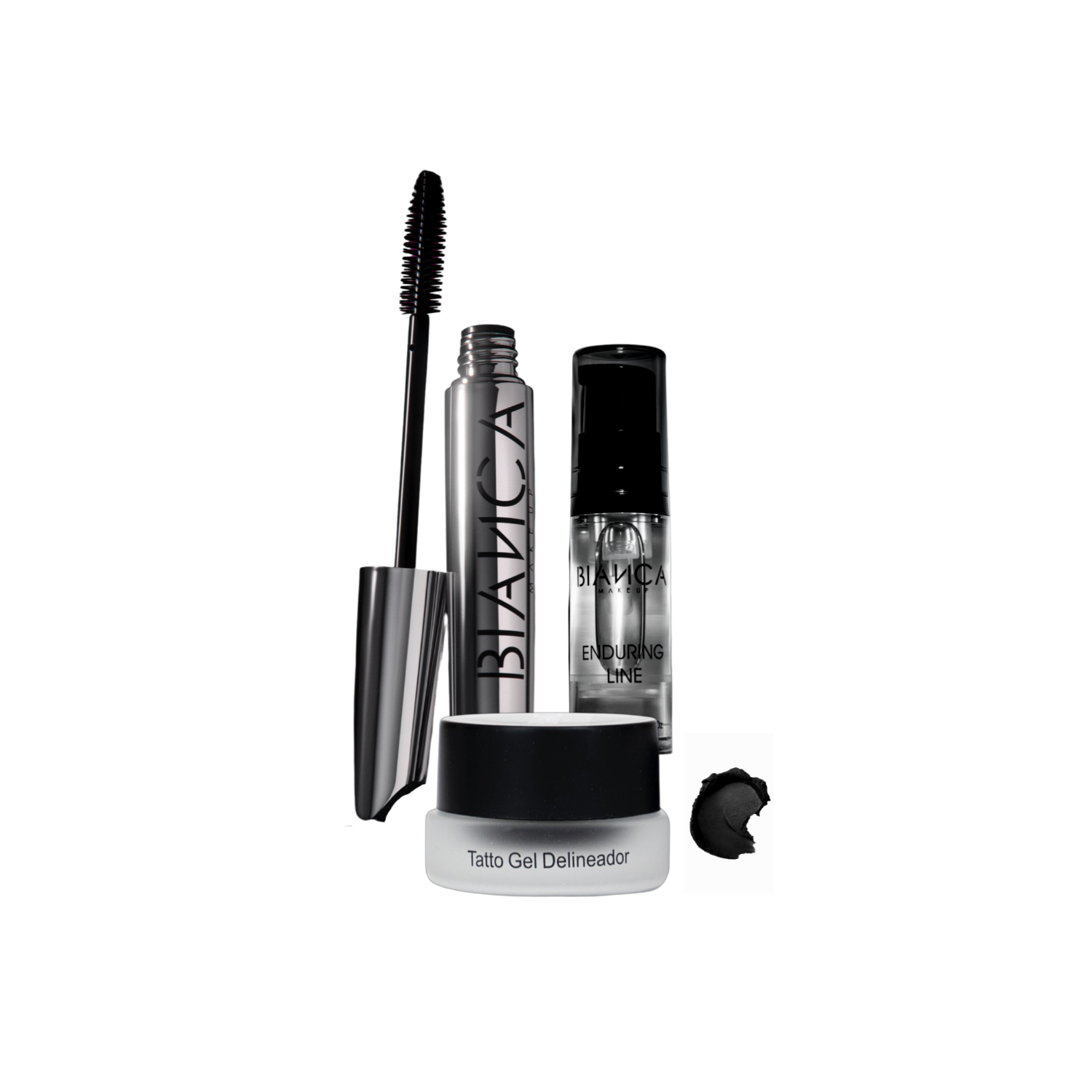 Kit de ojos (delineador negro, mascara de pestañas, enduring)