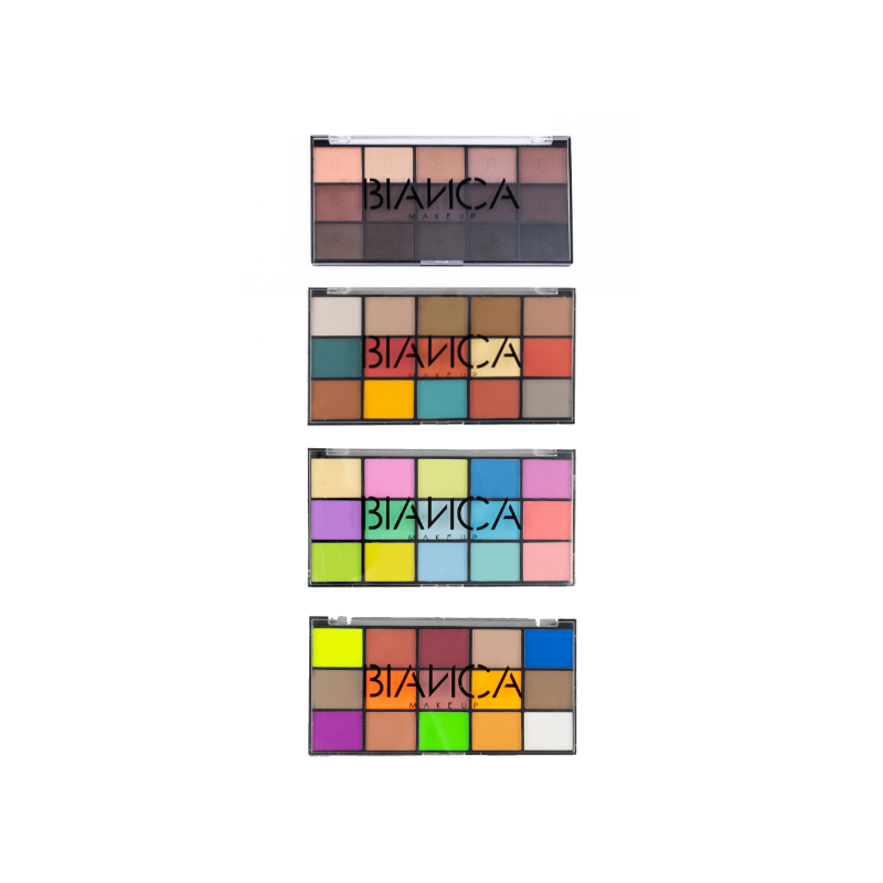 Kit de paletas de sombras mate