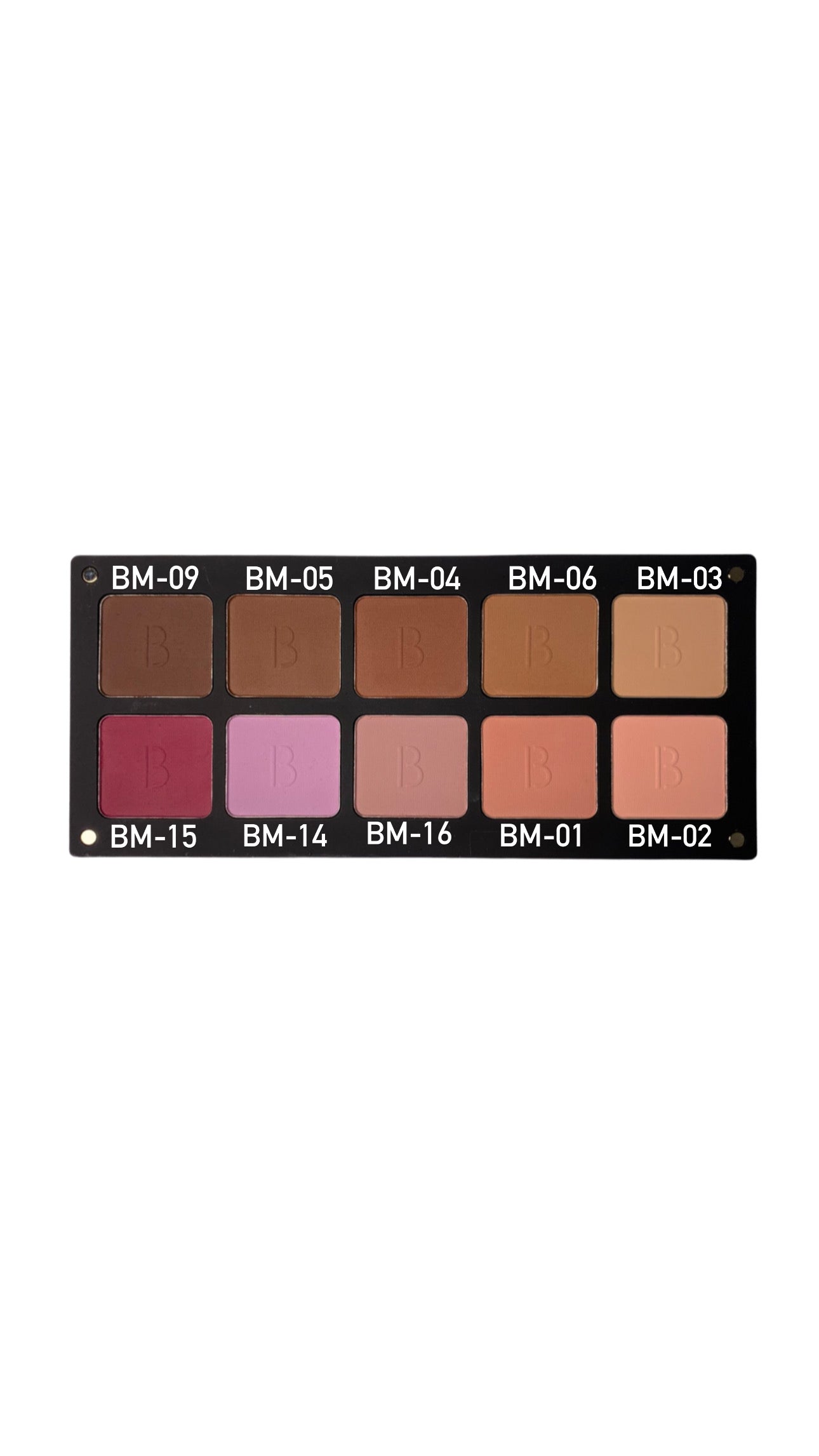 Paleta de sombras mate imantada "Coffee PALETTE"