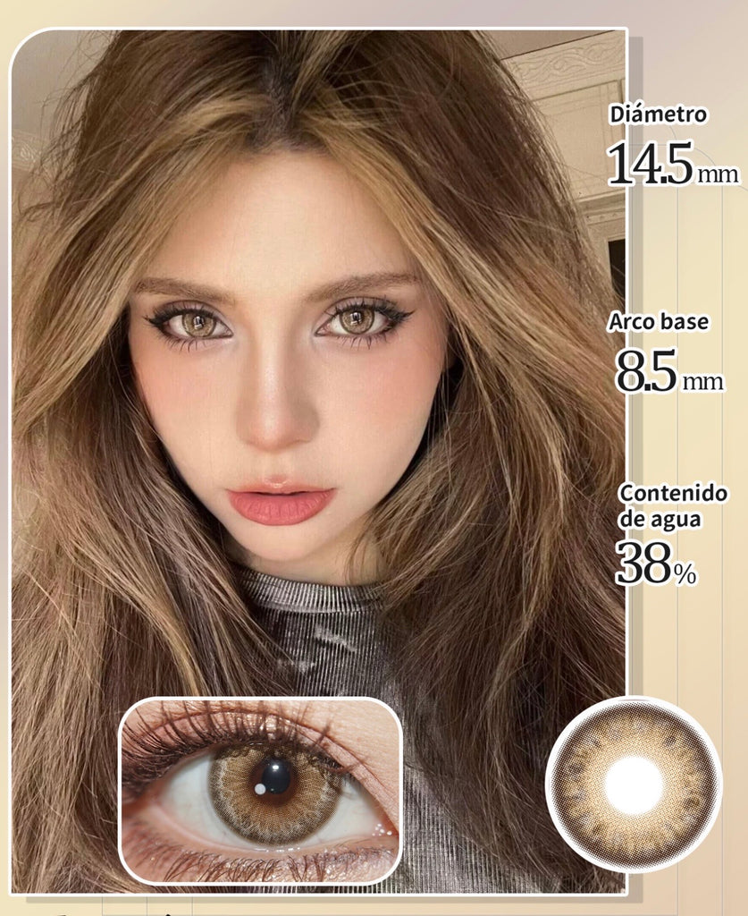 Pupilente de Color Miel T