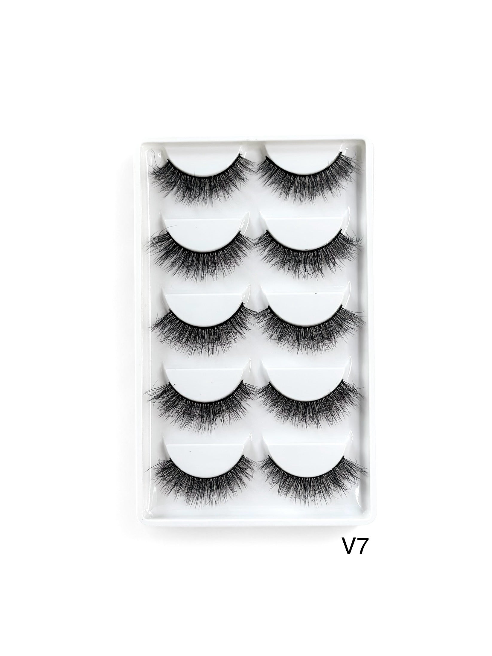 Pestañas Postizas Multipack 5 Pares - Set de Pestañas Naturales y Voluminosas 3D Veganas y Libres de Crueldad Animal