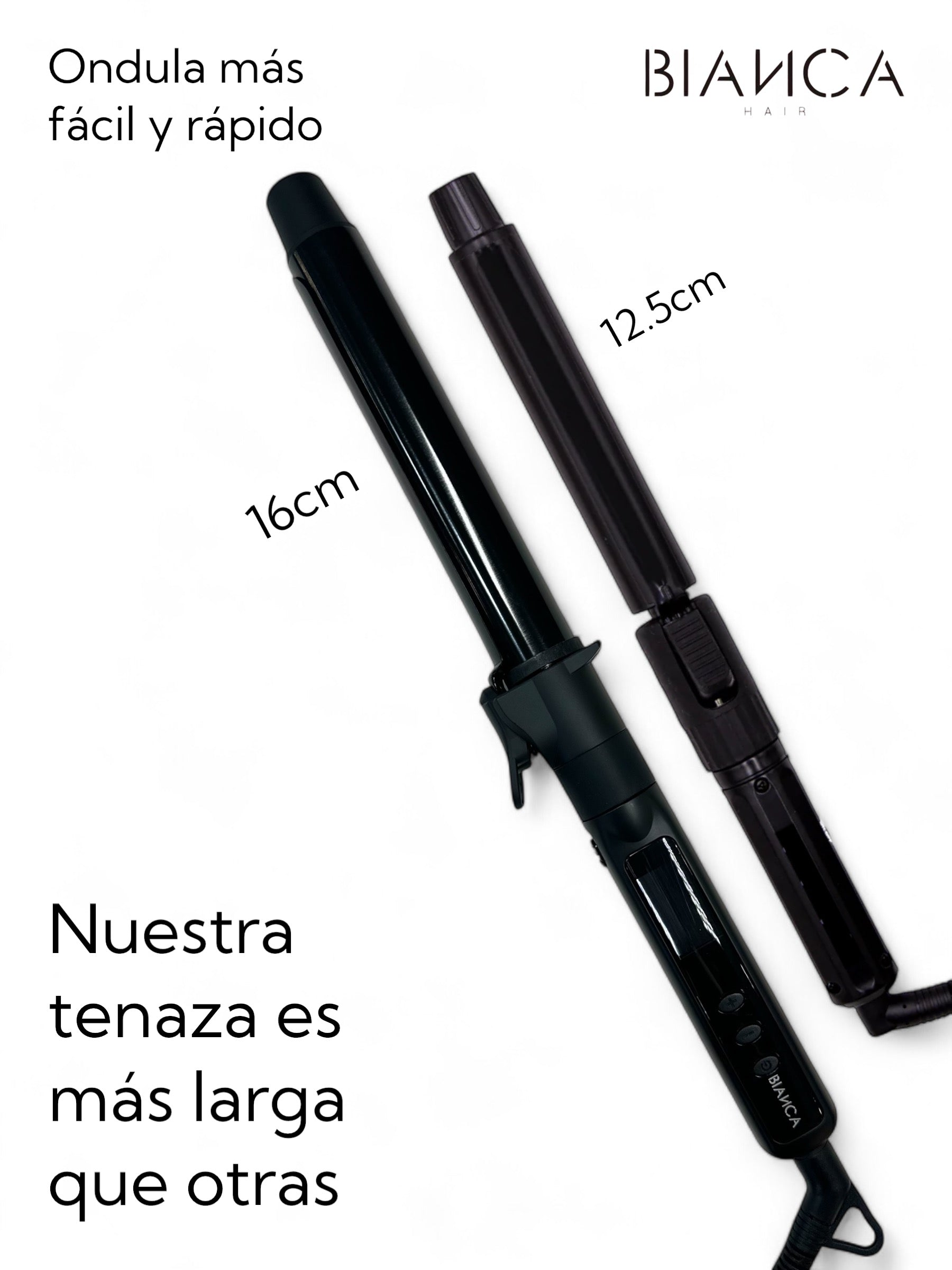 CURLING IRON -  (Pinza o Tenaza  profesional para rizos y ondas)