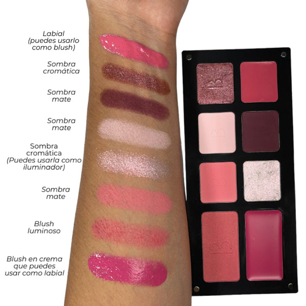 "Coquette" All in one palette (paleta de rostro multi-efecto)