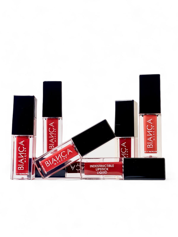 INDESTRUCTIBLE LIPSTICK ¡Tonos Rojos! Resistente y de larga duración para un look impecable
