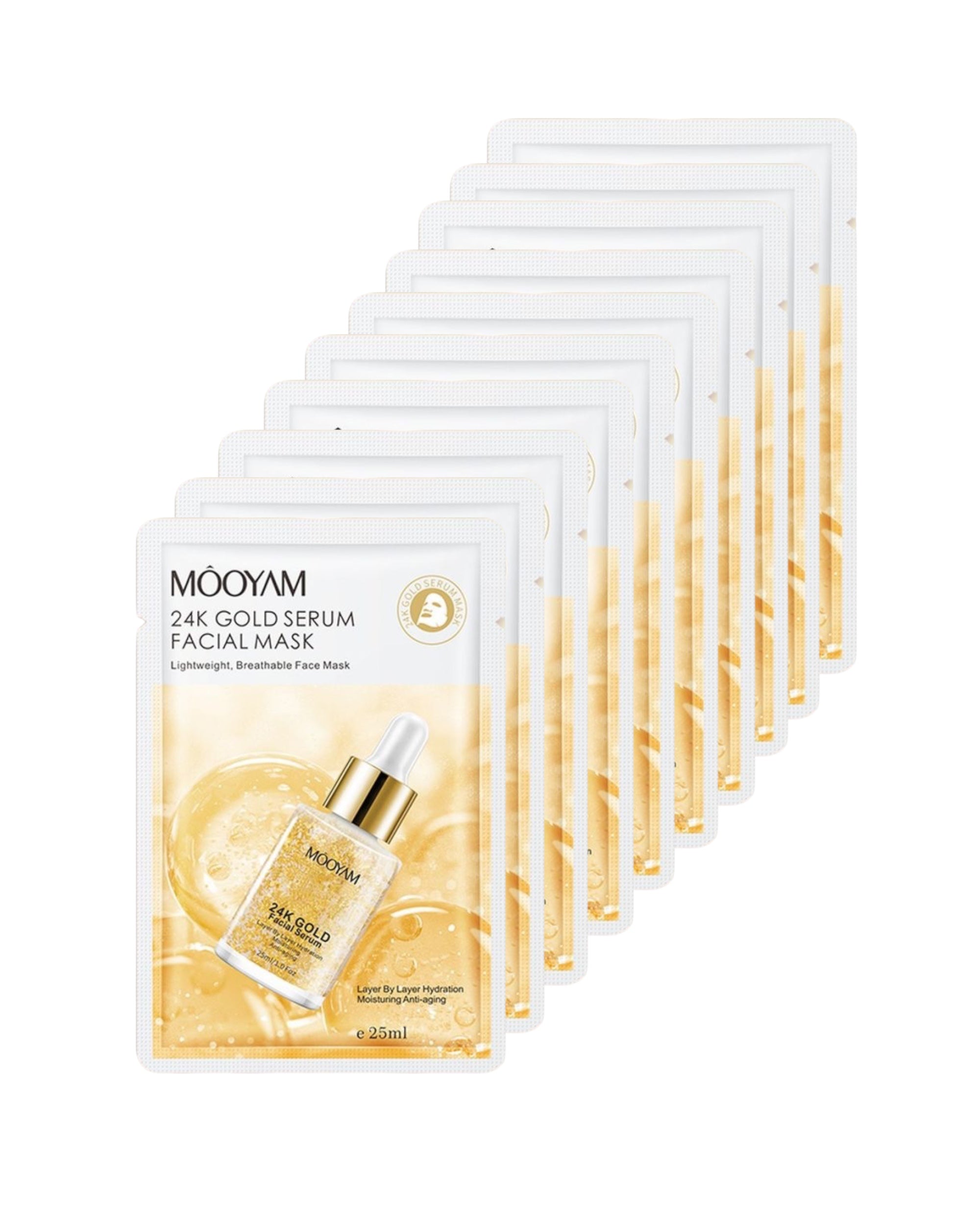 MASCARILLA FACIAL 24 GOLD (mayoreo 10pz)