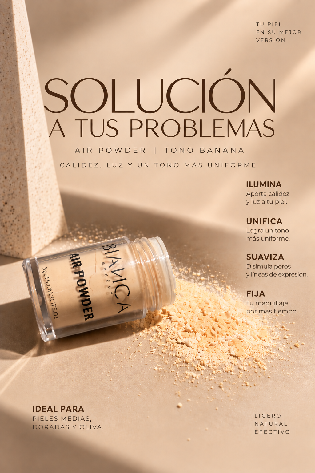 NUEVO Air Powder (Polvo traslúcido) Kit de 6 polvos