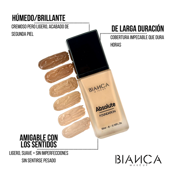 Base de maquillaje líquida Absolute Foundation