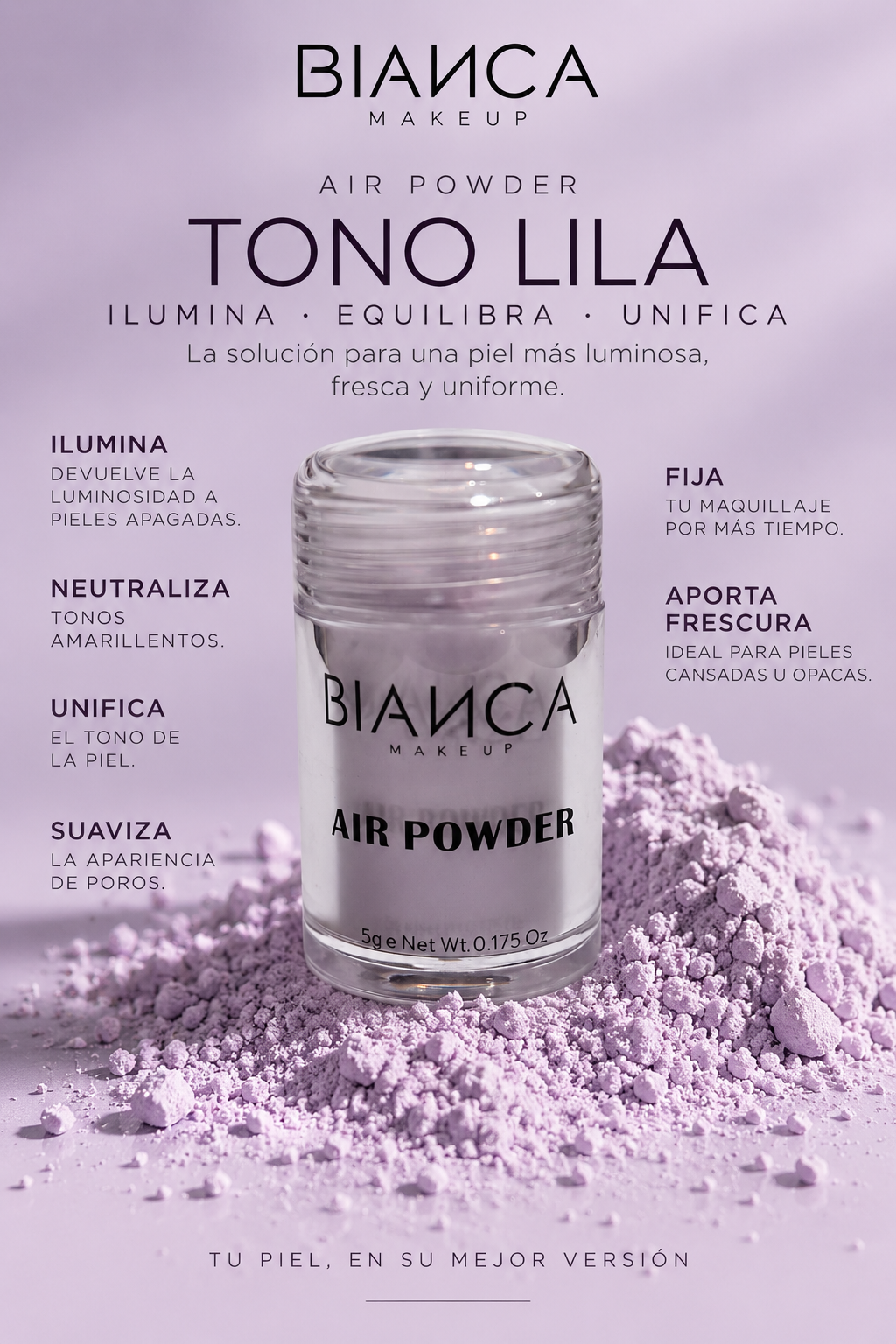 NUEVO Air Powder (Polvo traslúcido) Kit de 6 polvos