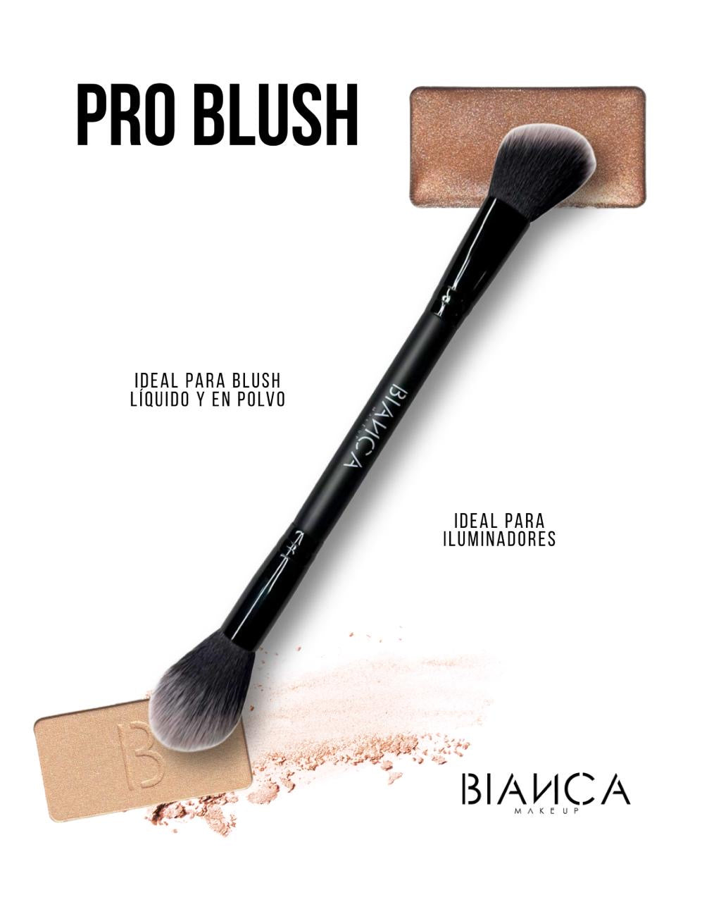 Brocha Pro Blush Bianca Makeup