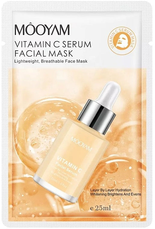 MASCARILLA FACIAL HIDRATANTE CON VITAMINA C